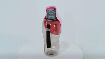 Gourde Portable pour Chien avec Gamelle Pliable (800 ml)
